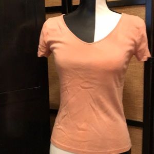 Peach T-shirt from Ann Taylor